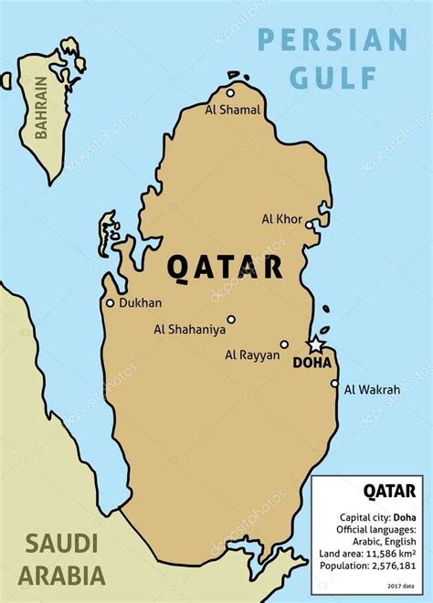 Qatar Map With Cities Free Pictures Of Country Maps | Images and Photos ...