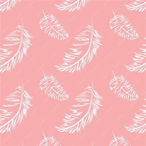 Premium Vector | Feather line pattern fabric light freedom