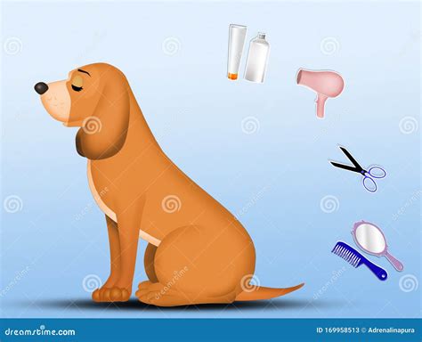 Illustration of Treat the Dog Stock Illustration - Illustration of ...