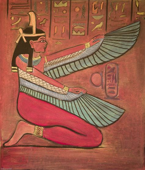 Maat is good and its worth is lasting. It has not been disturbed since ...