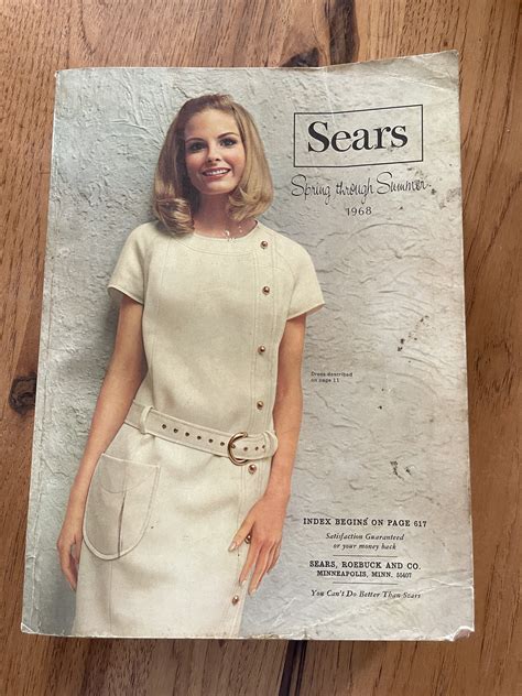 1968 Vintage Sears Spring Summer Catalog and Booster Seat - Etsy