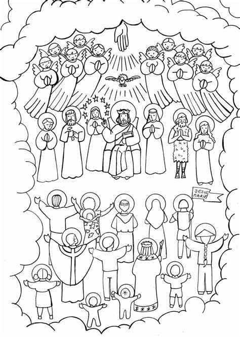 Free All Saints Day Coloring Pages at GetColorings.com | Free printable colorings pages to print ...