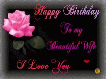 Happy Birthday Wife GIF - HappyBirthdayWife - Discover & Share GIFs | Birthday wishes for wife ...