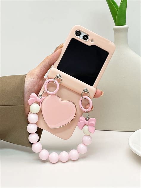 Samsung Galaxy Z Flip 5 Luxury Love Heart Pink Case | Pink cases, Pretty phone cases, Kawaii ...