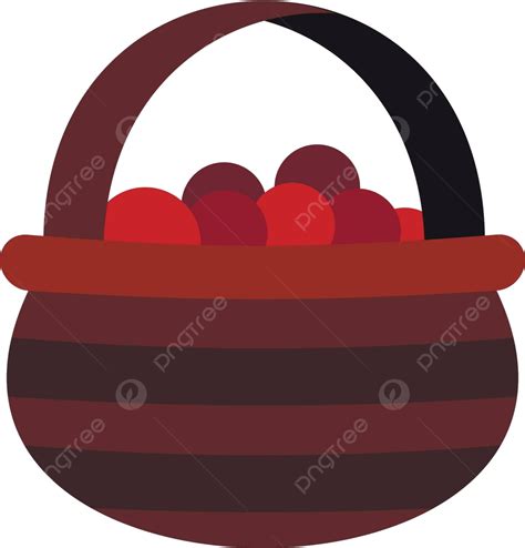 Basket Of Berries Iconflat Style Berry Isolated Healthy Vector, Berry, Isolated, Healthy PNG and ...