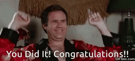 You Did It Congratulations GIF - YouDidIt Congratulations WillFerrell - Discover & Share GIFs