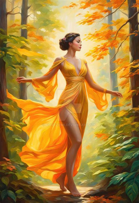 Painting-woman in Nature (9) by aiartzone on DeviantArt