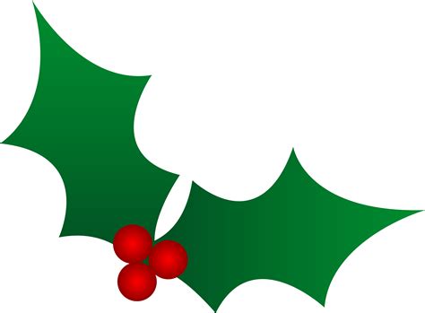 Green Christmas Holly | Clipart Panda - Free Clipart Images