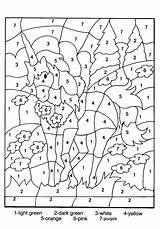 Free Printable Color By Number Coloring Pages  Best For sketch template