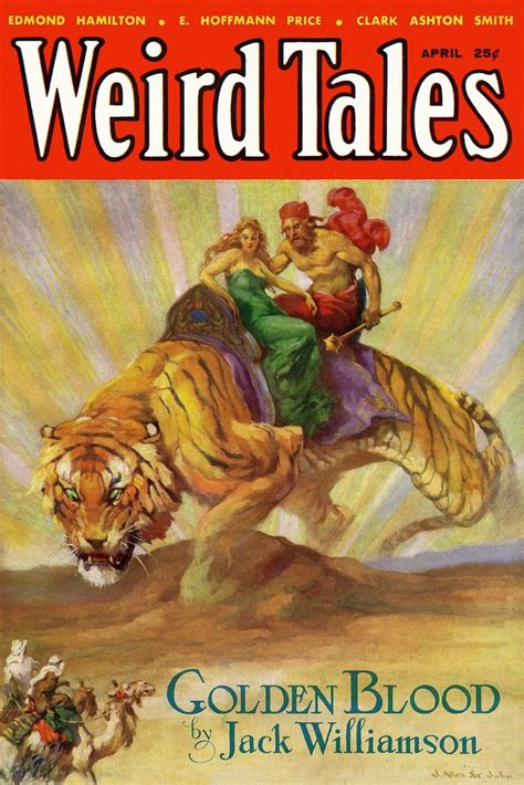 Weird Tales v21 n04 [1933-04] cover | Pulp fiction art, Pulp magazine, Weird
