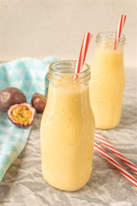 Mango Passion Fruit Smoothie - An Easy Tropical Smoothie • I Heart Brazil