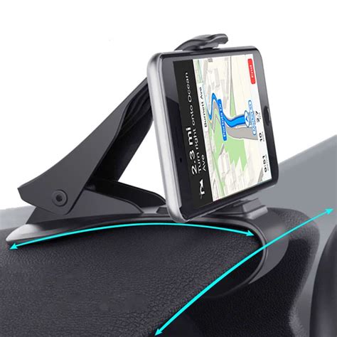 Car Phone Holder Mount Clip On Dashboard Kit For Universal Smart Phone ...