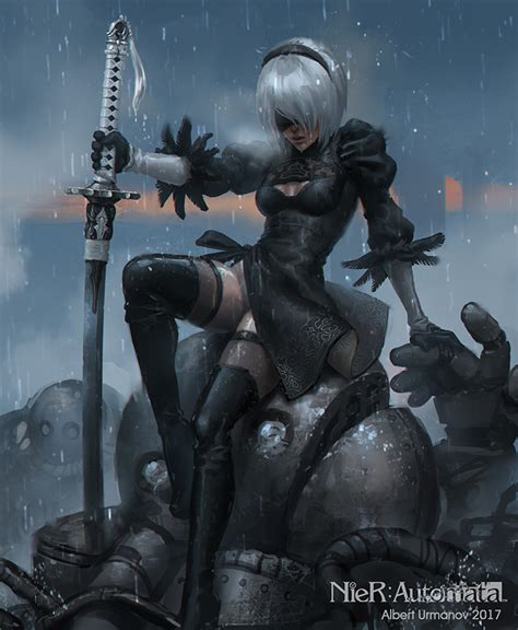 ArtStation - Nier: Automata 2B - fan art