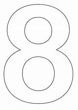 number 8 coloring Pages  Only Coloring Nummers Kleurplaten sketch template