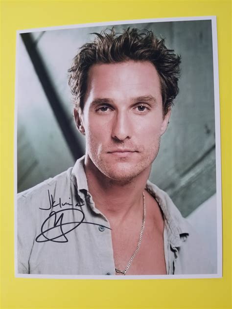 Matthew Mcconaughey Signed 8x10 Photo RP - Etsy