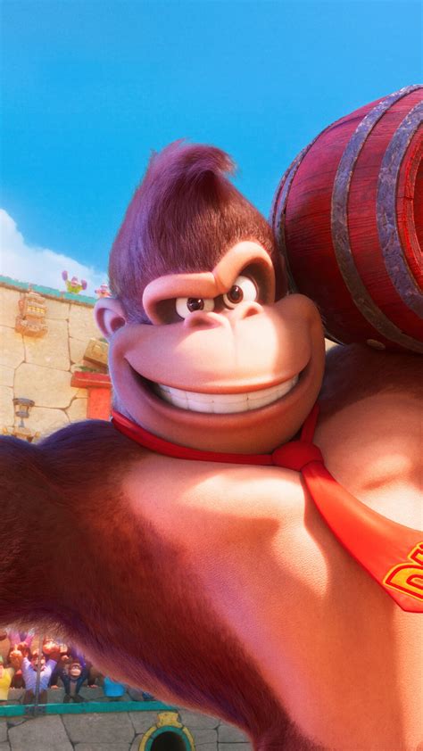 Donkey Kong, The Super Mario Bros., Movie, 2023, Animated, Animation HD Phone Wallpaper | Rare ...