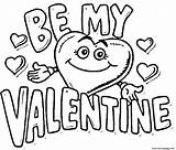 Be Mine Valentine Valentines Day Coloring Page Pages Printable sketch template