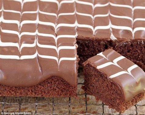 Mary Berry Cooks: Rich chocolate tray bake with feathered icing | Baking chocolate recipes, Mary ...