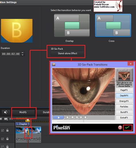 Pixelan 3D Six-Pack Transitions for Windows v1.0.2 - Kho Đồ Họa