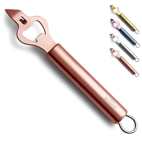 US$ 9.99 - Gold Bottle Opener, Stainless Steel Beer Soda Can Opener, Sturdy And Durable Kitchen ...