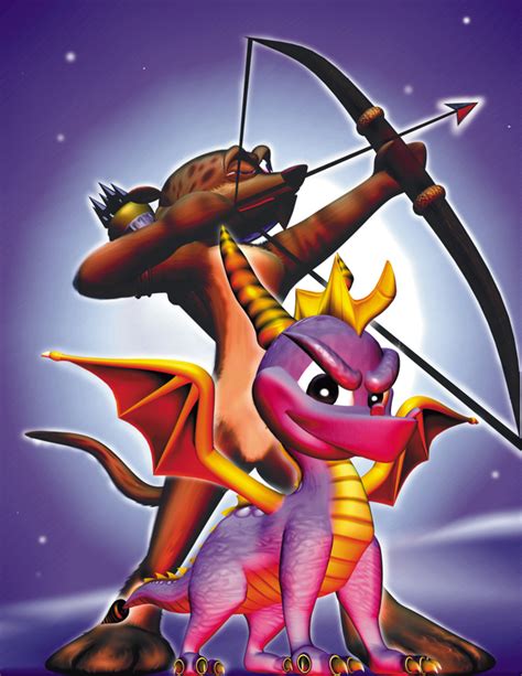 Spyro 2: Ripto's Rage! (1999) promotional art - MobyGames