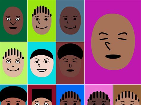 Generate Random Cartoon Avatars With JS And SVG - faces.js | CSS Script