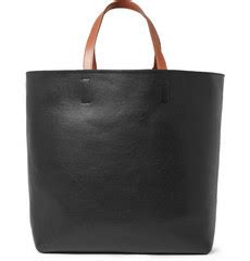 DIARY OF A CLOTHESHORSE: JIL SANDER MENS REVERSIBLE LEATHER TOTE BAG