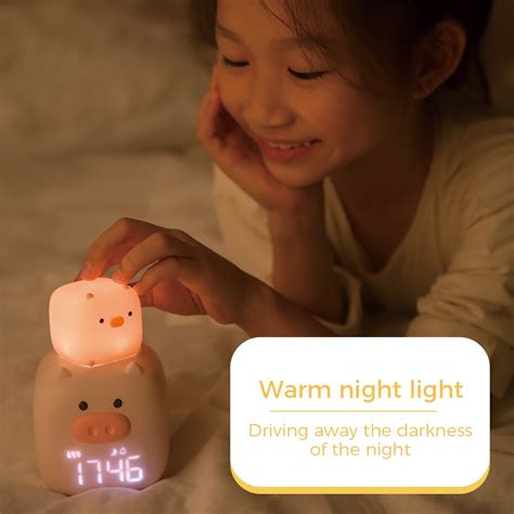 Xiaomi Alarm Clock Night Lamp Voice Control LED Di... – Grandado