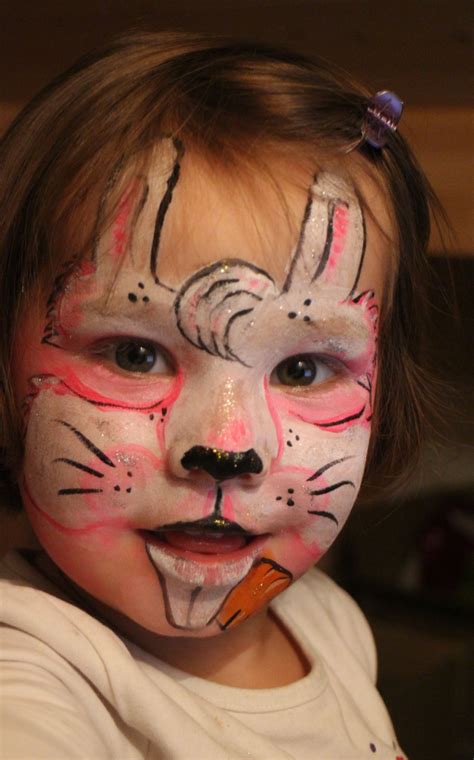 Lapin- rabbit Face Paint, Carnival, Rabbit, Halloween Face Makeup, Painting, Makeup, Animaux ...