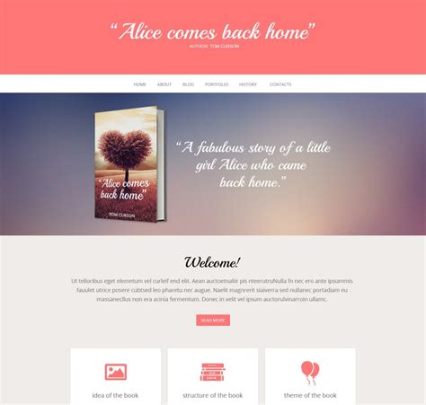 Book Reviews Responsive Website Template #47955