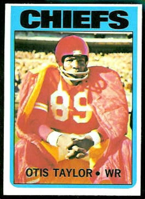 1972 Topps Football Card #10: Otis Taylor