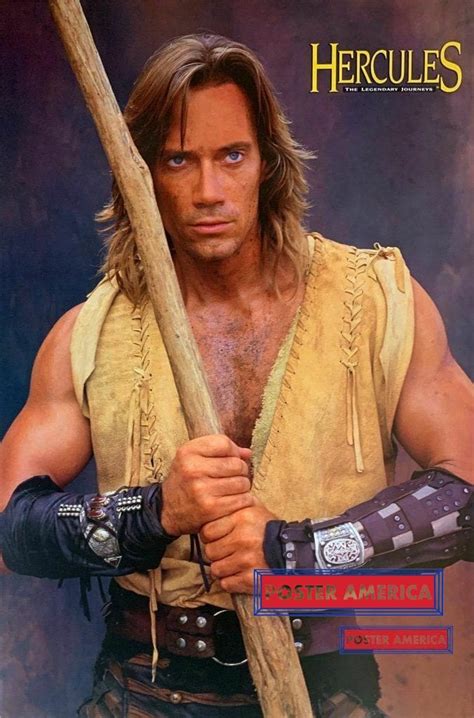 Hercules Kevin Sorbo Holding Staff Rare Vintage Poster 23 x 35 – PosterAmerica