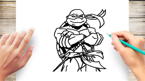 How to Draw Raphael TMNT - YouTube