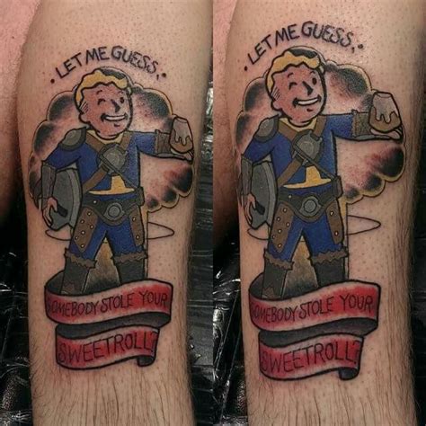 Fallout ~ tat | Gaming tattoo, Fallout tattoo, Video game tattoo