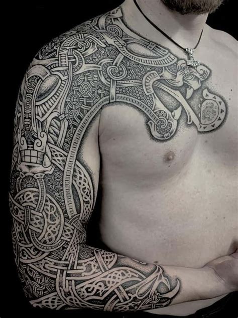 The Viking Wolf: 30+ Fenrir Tattoo Ideas