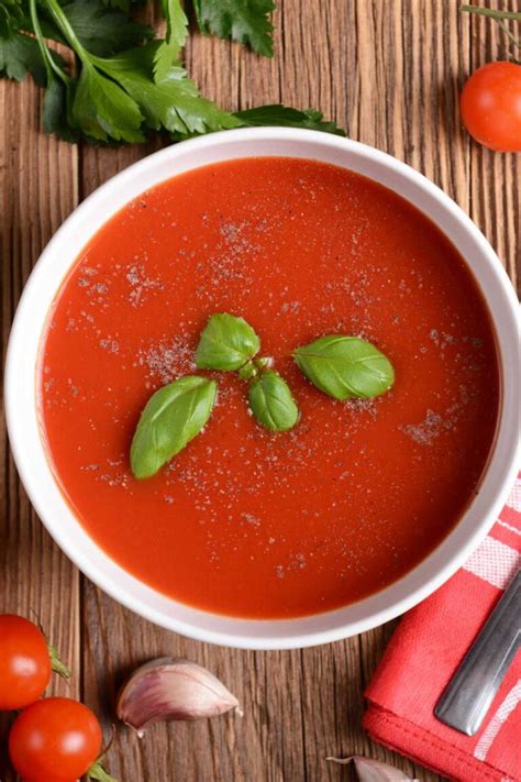 Mary Berry Tomato And Basil Soup | British Chefs Table