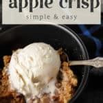 Apple Crisp Recipe with Oatmeal - Butter & Baggage