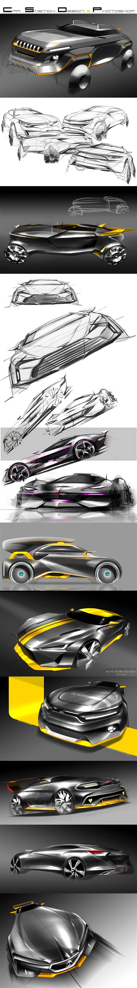 car design & photoshop on Behance