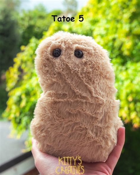 Fuzzy Tatoes Cute Fluffy Potato Plush Anxiety & Stress | Etsy