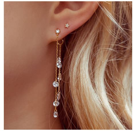 Dewdrop Earrings #prom #jewelry #earrings Dewdrop Earrings : Gold – girlscrew | Acessórios ...