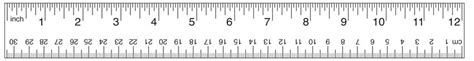 Printable 6 inch 12 inch Ruler Actual Size in Mm, Cm Scale