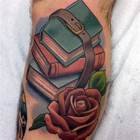 Update 78+ stack of books tattoo latest - in.cdgdbentre