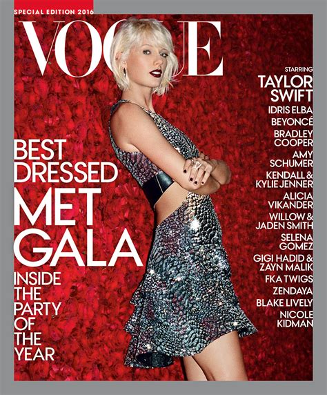 Taylor Swift Covers Vogue's Met Gala Issue