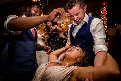 25 utterly crazy wedding party photos after the first dance