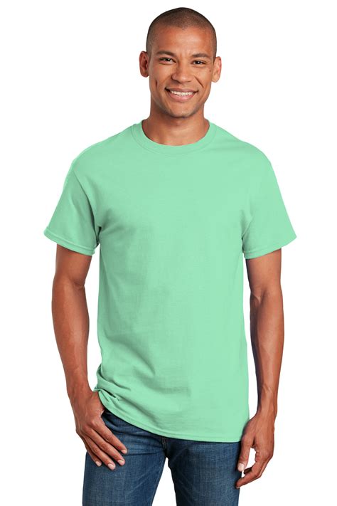 Gildan Mens Ultra Cotton T-Shirt, L, Mint Green | ubicaciondepersonas ...