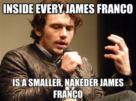 James Franco Explains memes | quickmeme