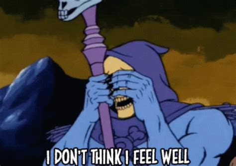 Skeletor Shy GIF - Skeletor Shy IDontThinkIFeelWell - Discover & Share GIFs