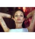 Angelina Jolie Wanted Tattoos - TattooMagz Handpicked World's Greatest Tattoos & Designs ...