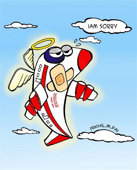 Cartoonist Nikhil Pai: GUILTY AIR INDIA........