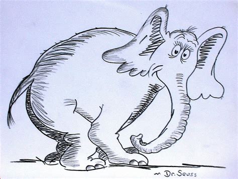 Horton The Elephant Drawing at PaintingValley.com | Explore collection ...